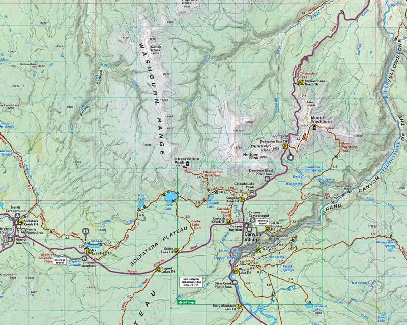 printable map of yellowstone national park