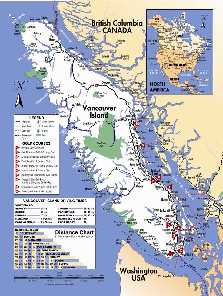 printable map vancouver island