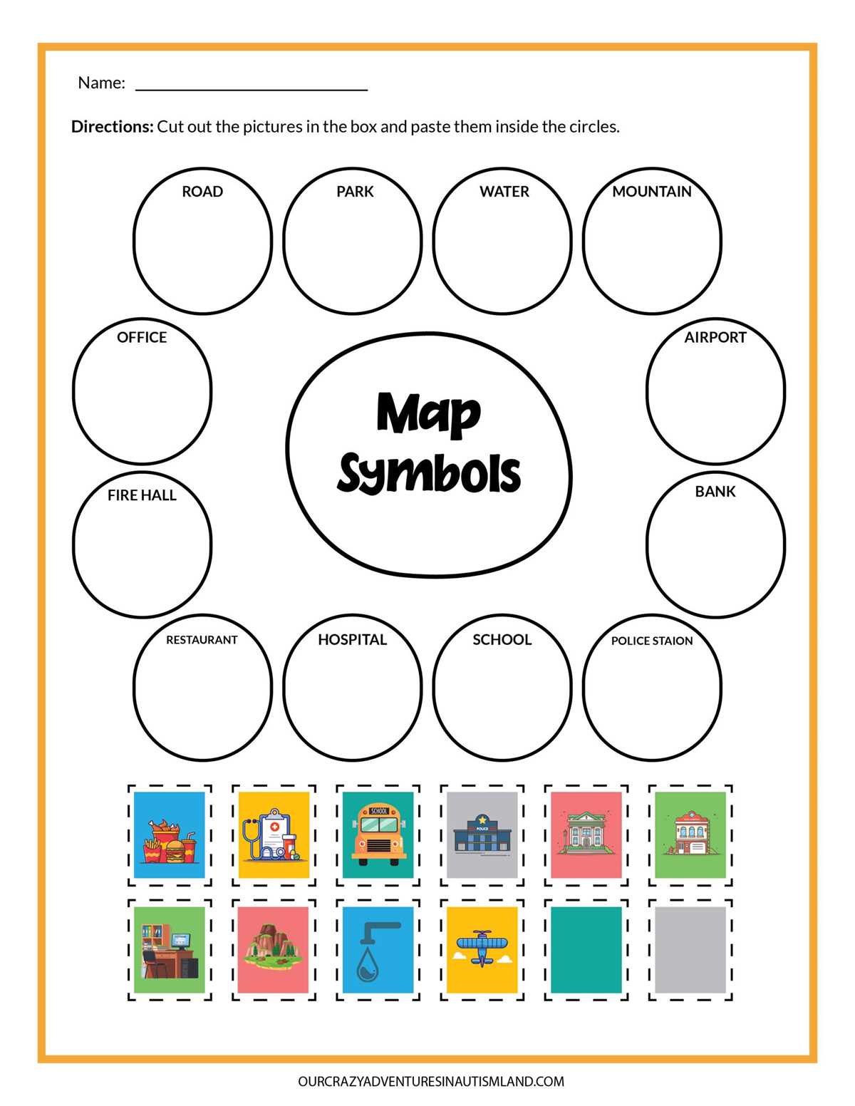 printable maps for preschoolers