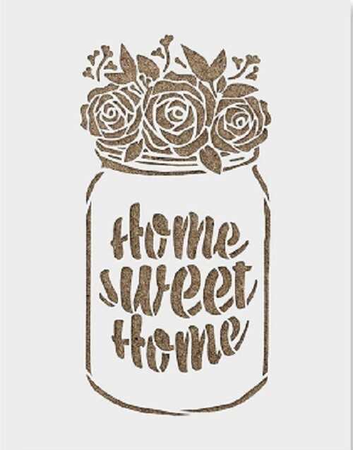 printable mason jar stencil printable mason jar stencil