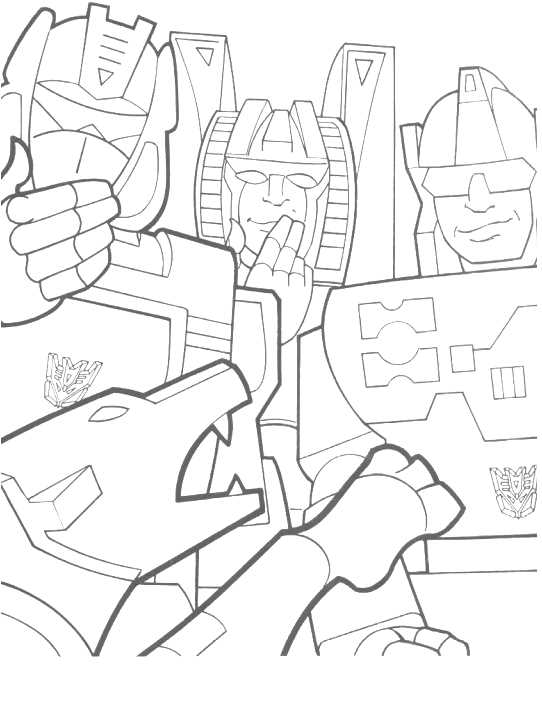printable megatron coloring pages