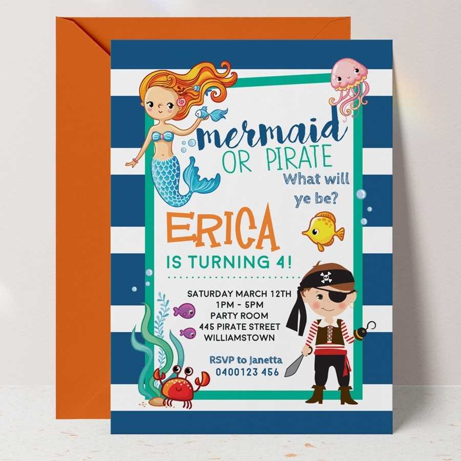 printable mermaid birthday invitations printable mermaid birthday invitations