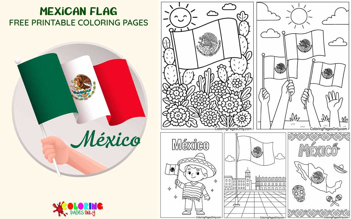 printable mexican flag coloring page printable mexican flag coloring page
