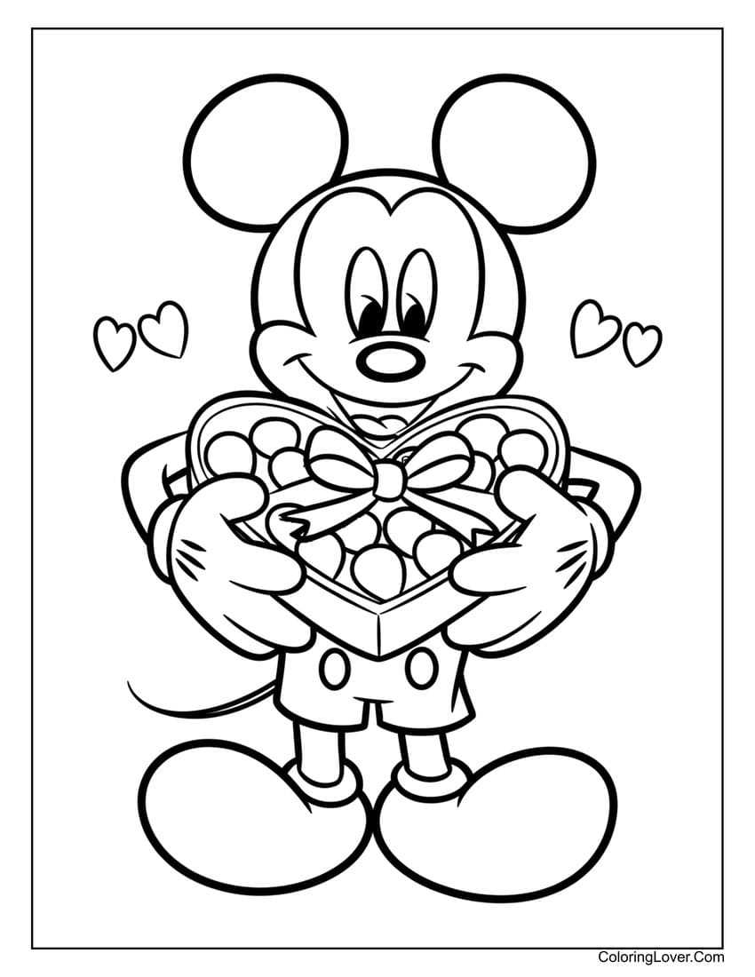printable mickey mouse coloring pages