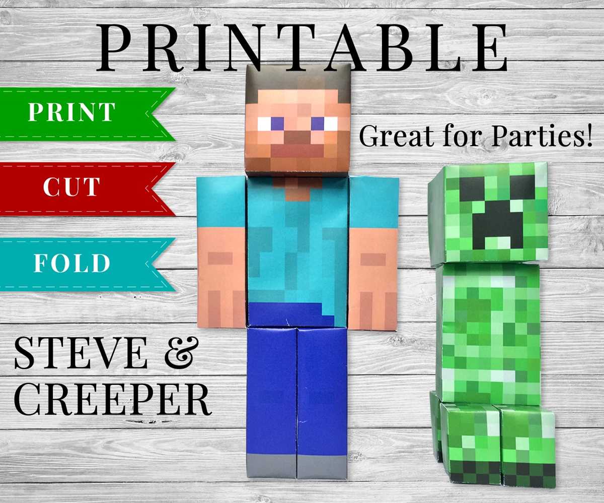 printable minecraft creeper