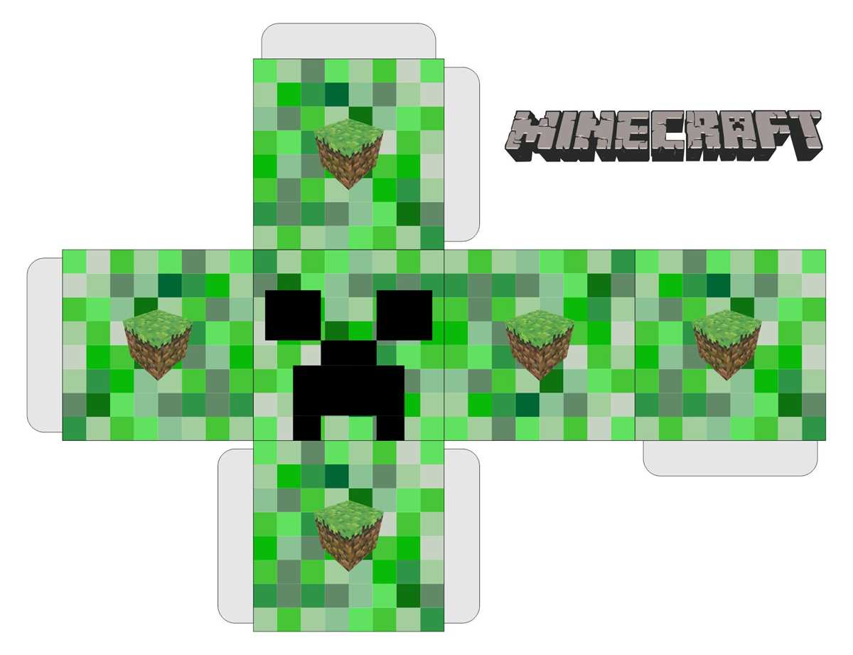 printable minecraft creeper