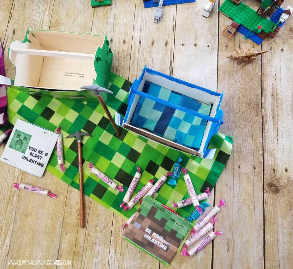printable minecraft valentine box printable minecraft valentine box