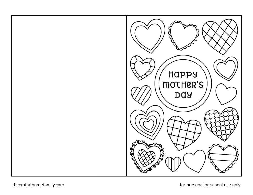 printable mothers day card printable mothers day card
