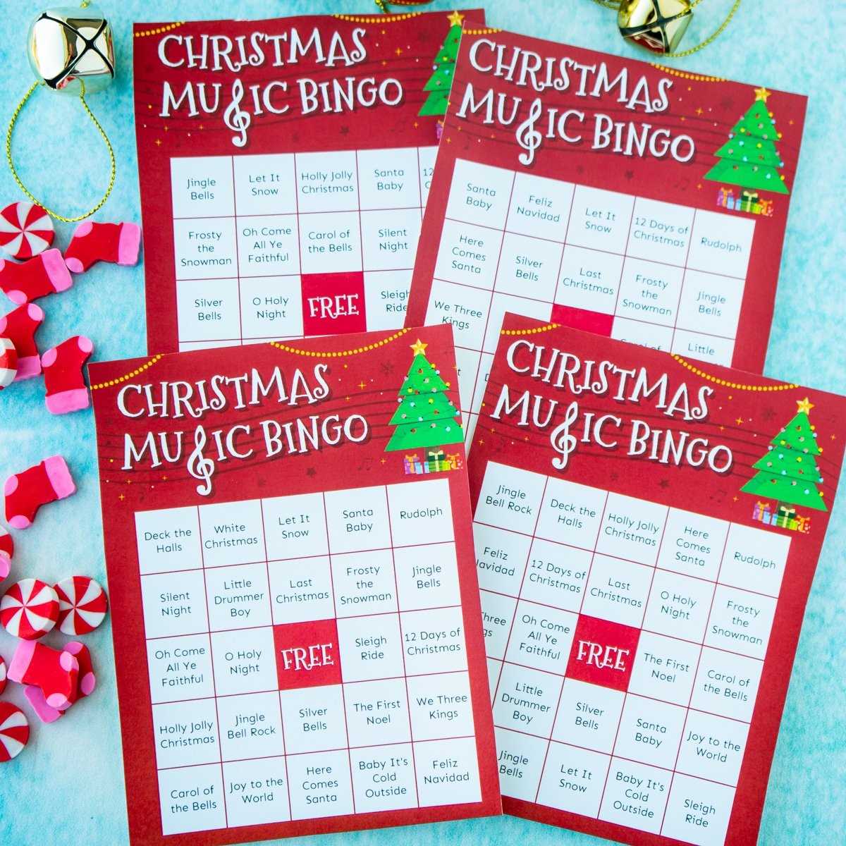 printable music bingo
