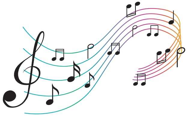printable music notes clipart