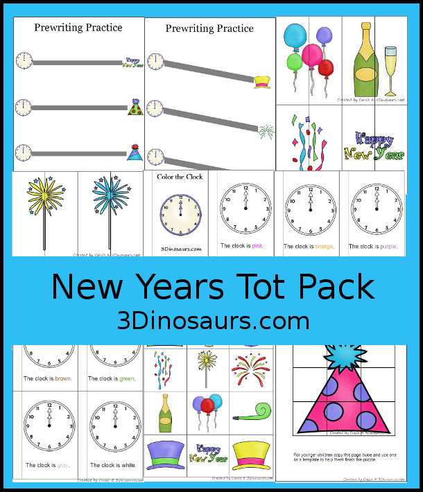 printable new years activities