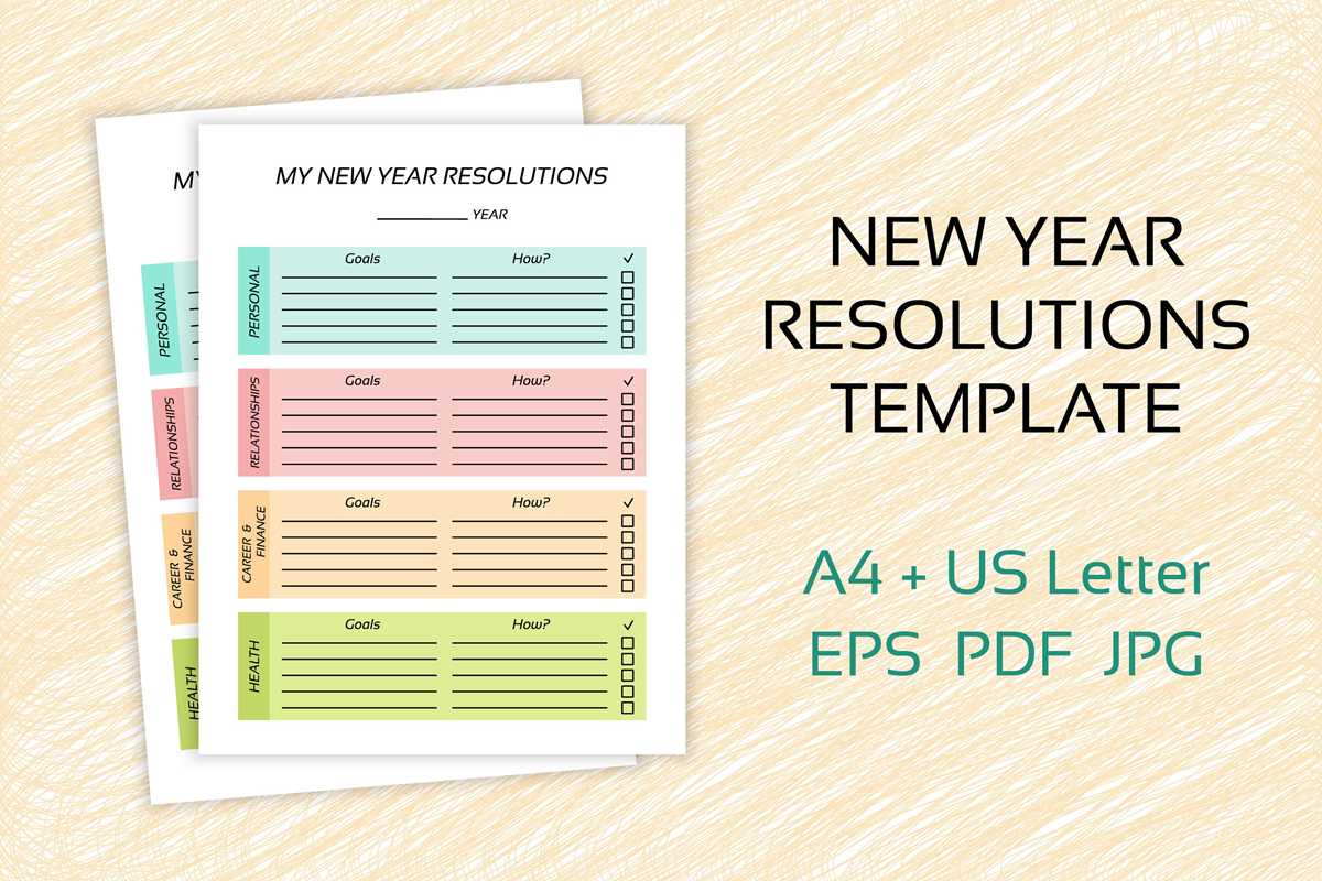 printable new years resolution template