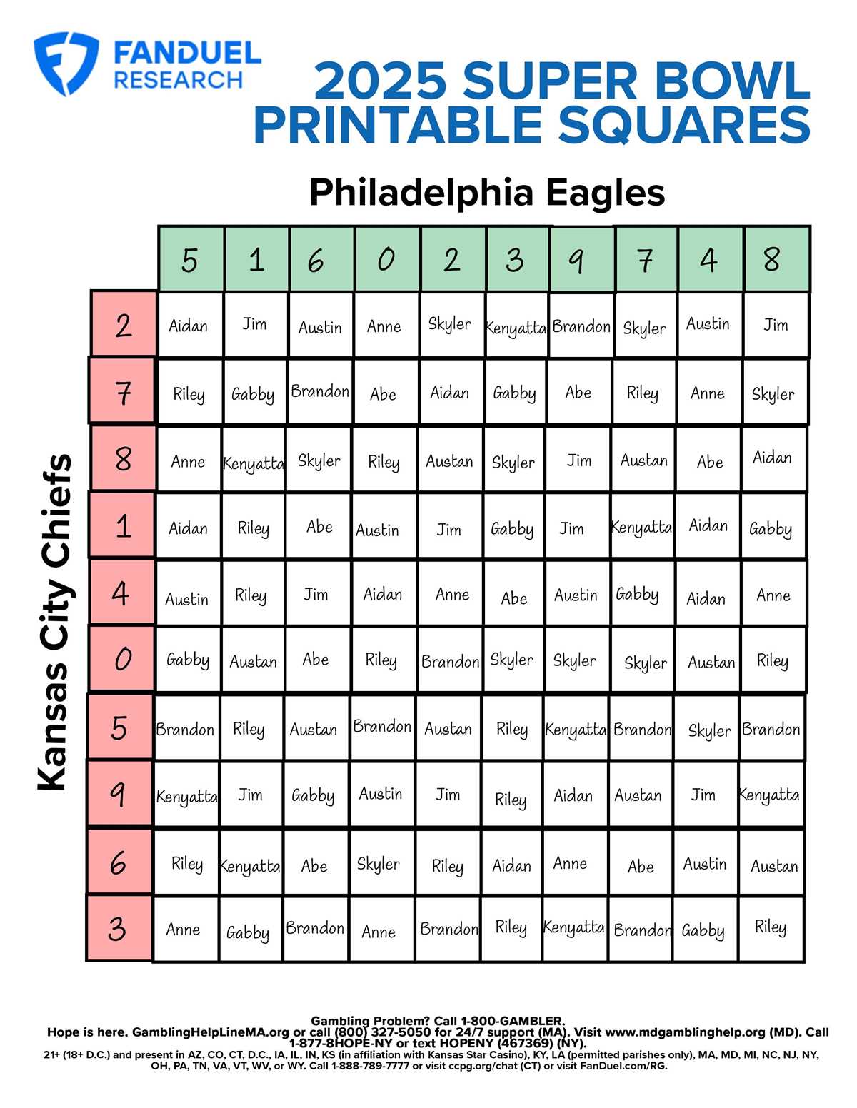 printable nfl squares printable nfl squares