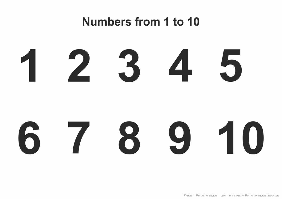 printable number 10 printable number 10