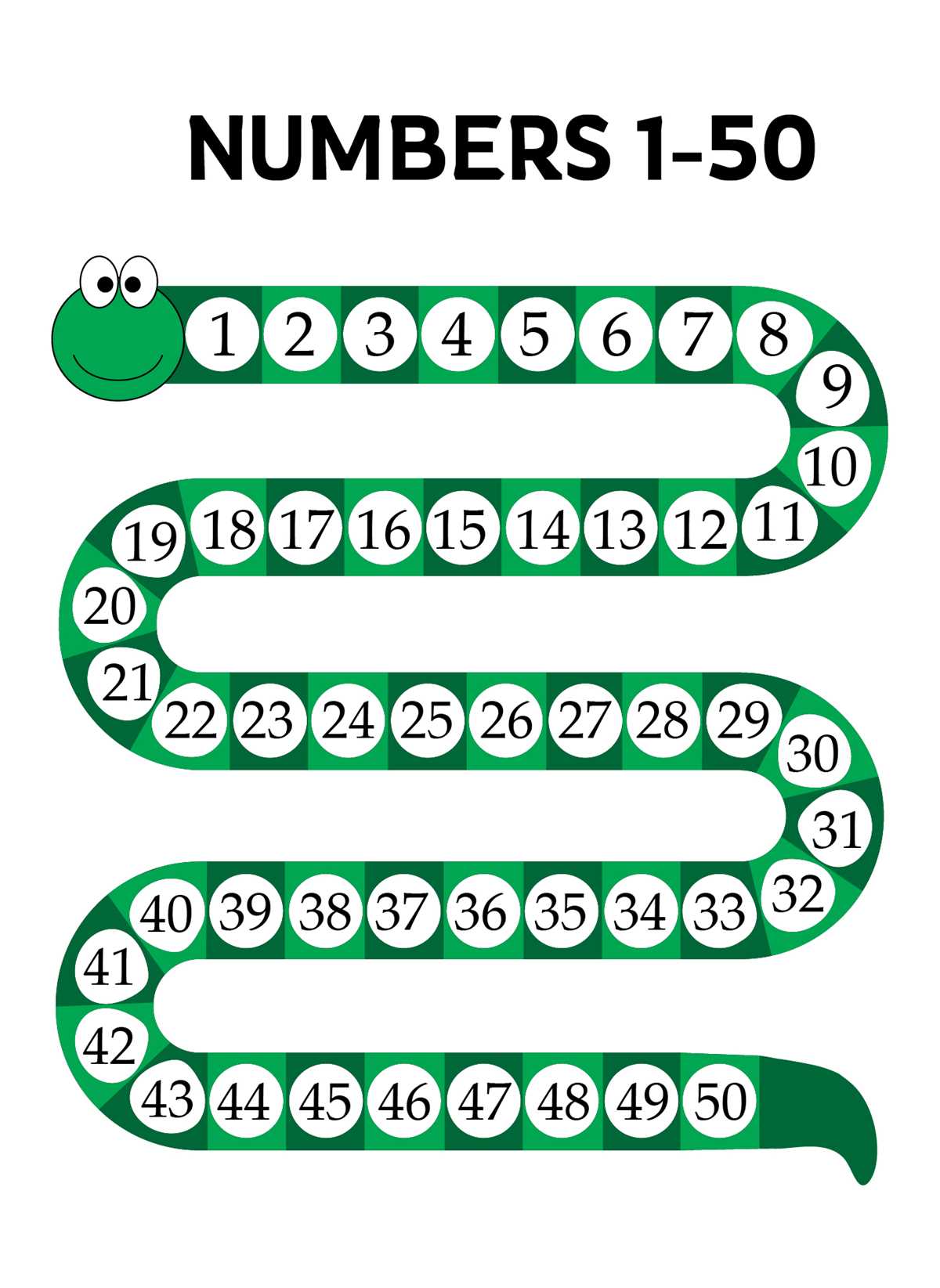 printable number chart 1 50 printable number chart 1 50