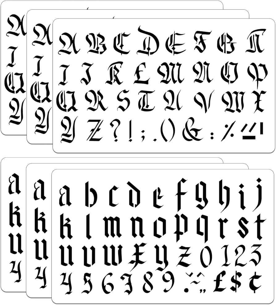 printable old english alphabet letters