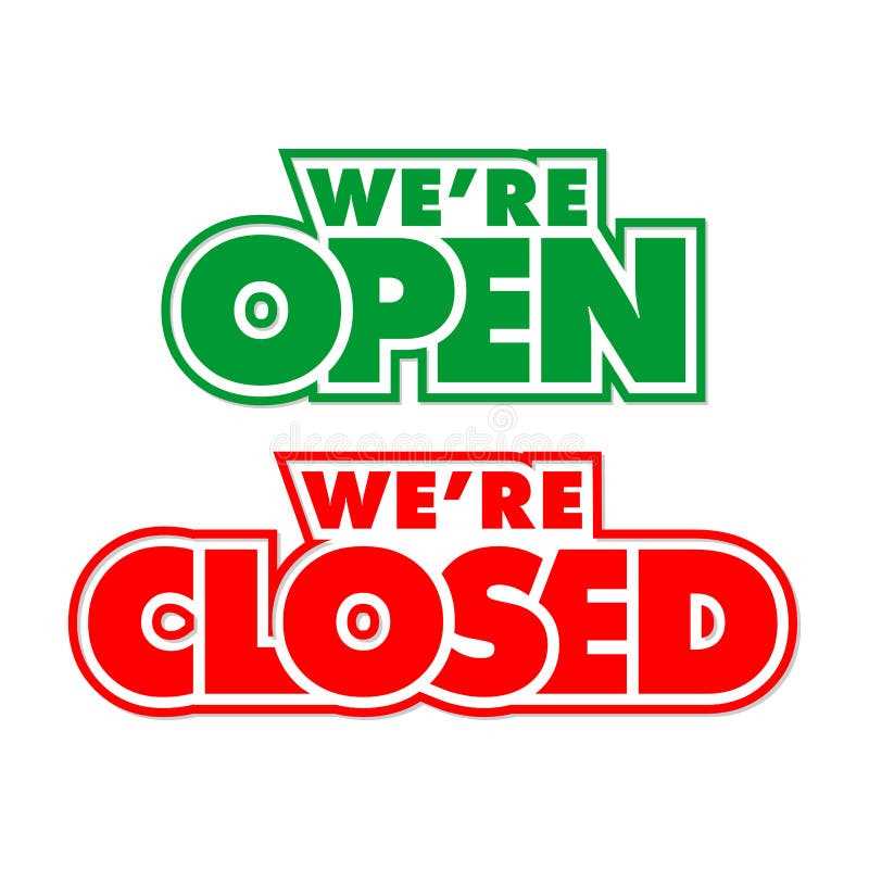 printable open and closed signs