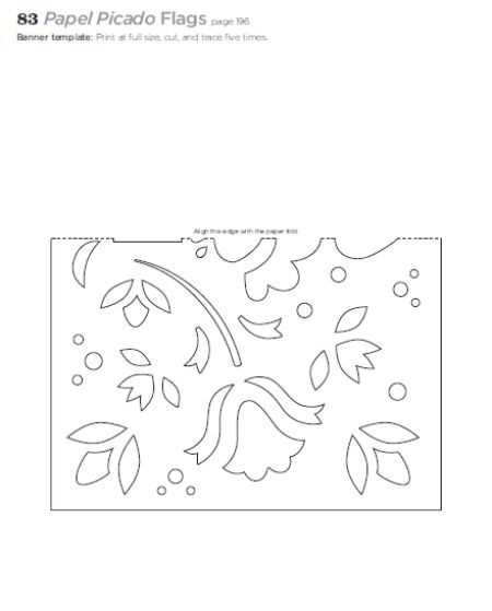 printable papel picado template