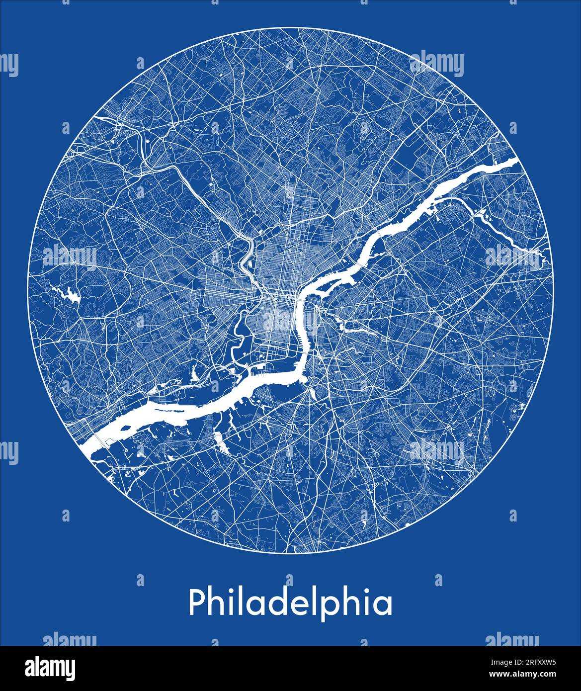 printable philadelphia city map