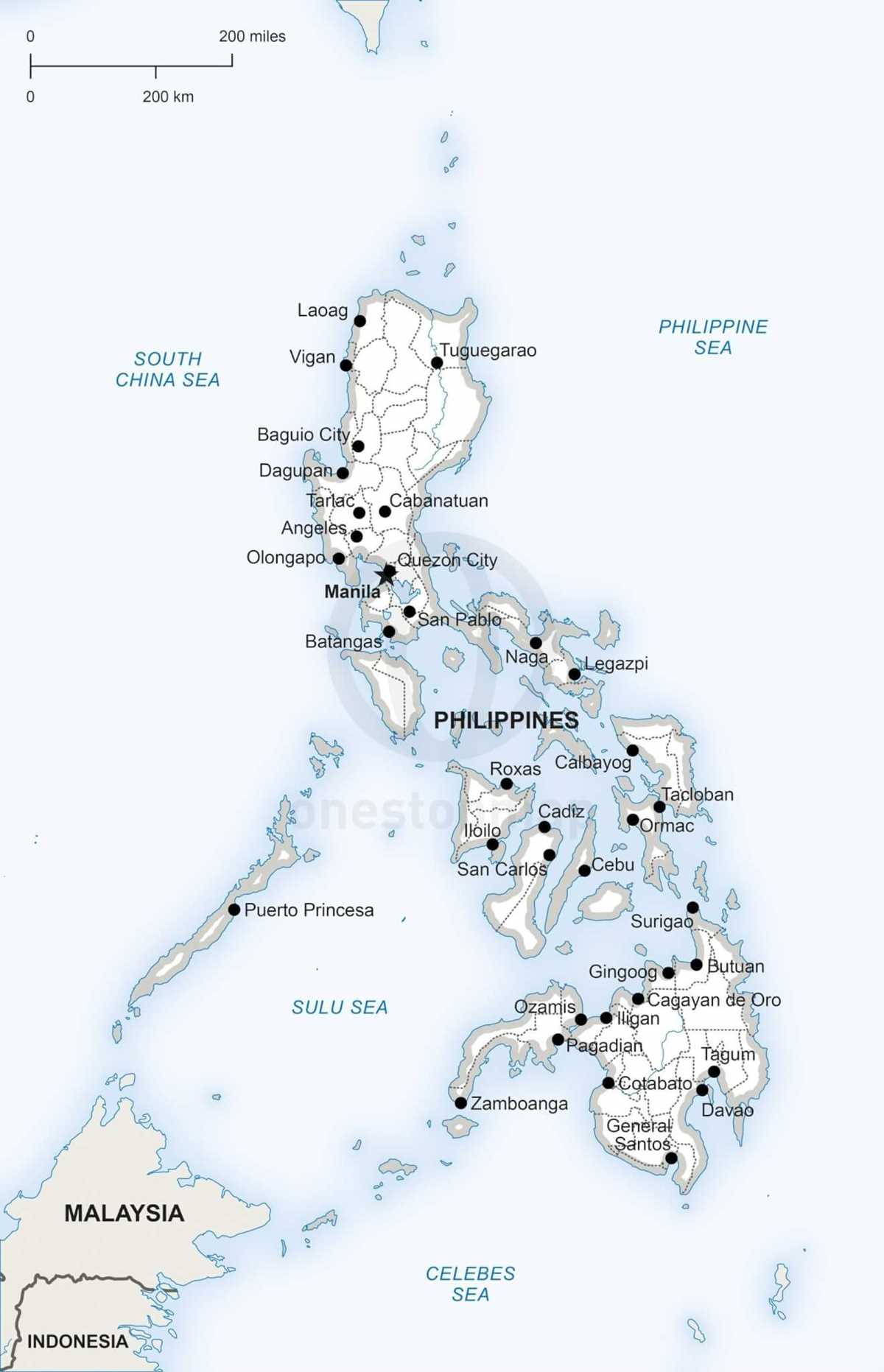 printable philippine map