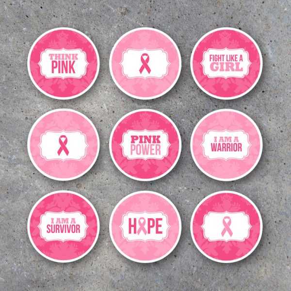 printable pink ribbons for breast cancer
