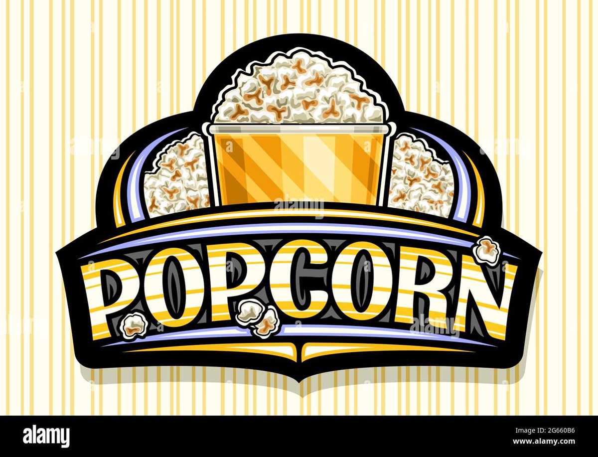 printable popcorn logo printable popcorn logo