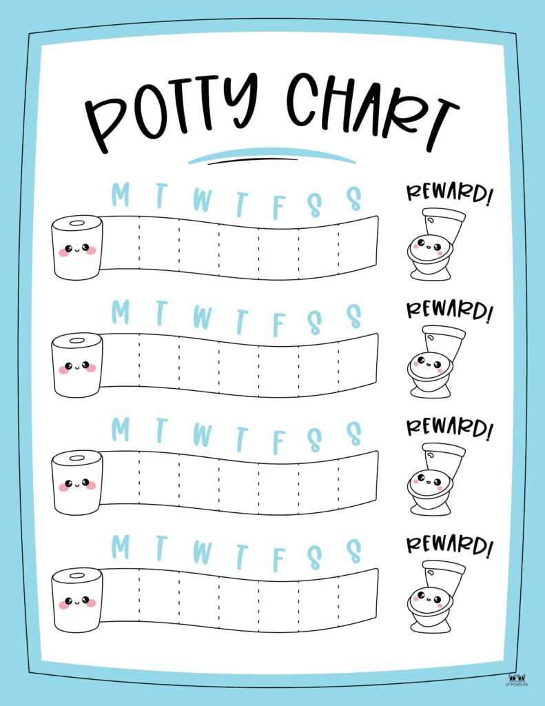 printable potty chart girl