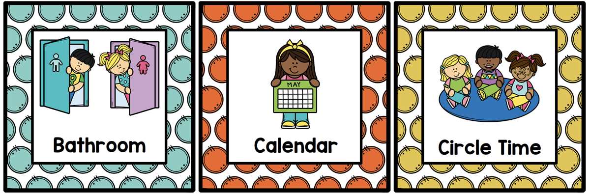 printable preschool schedule