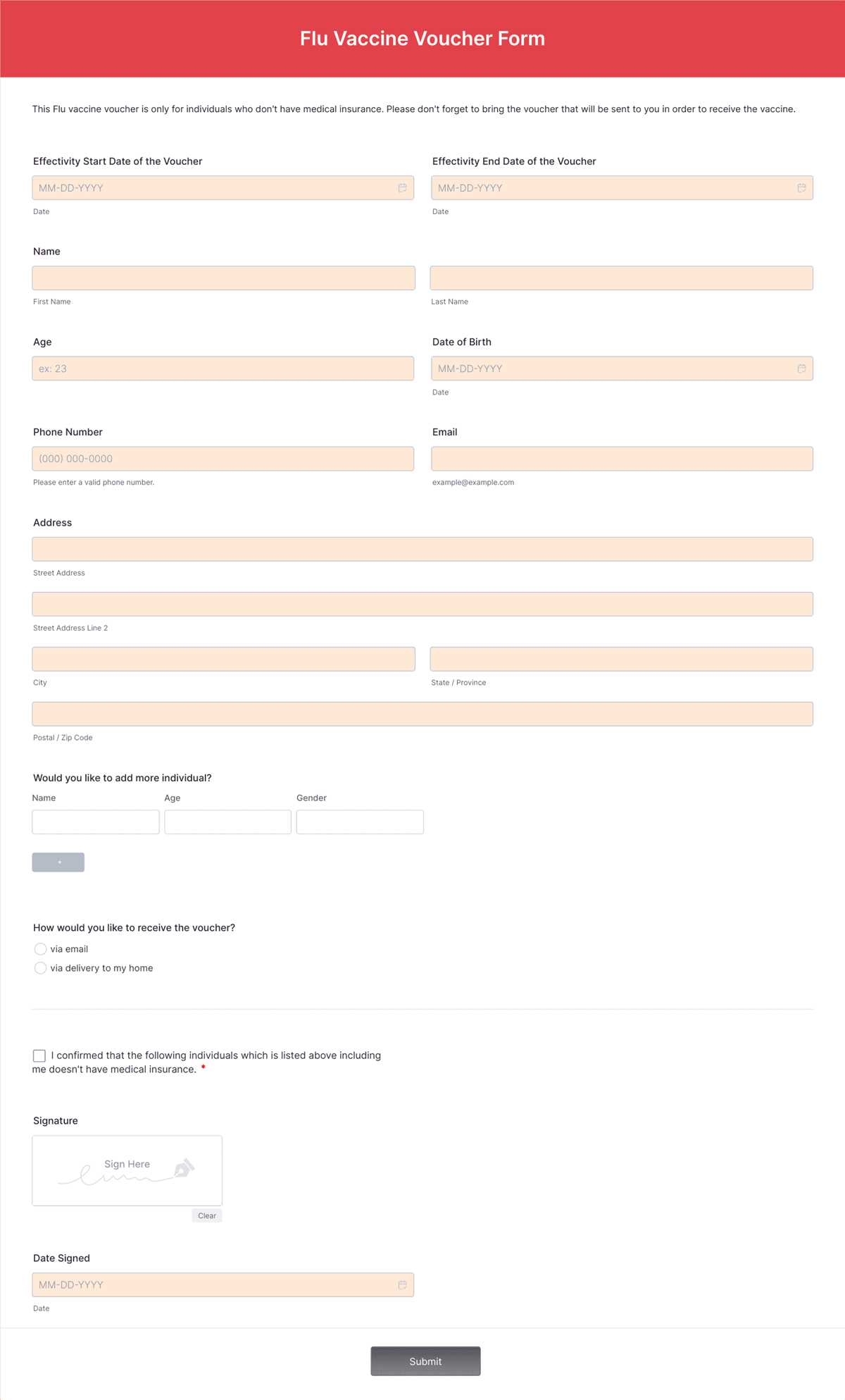 printable proof of flu shot form printable proof of flu shot form