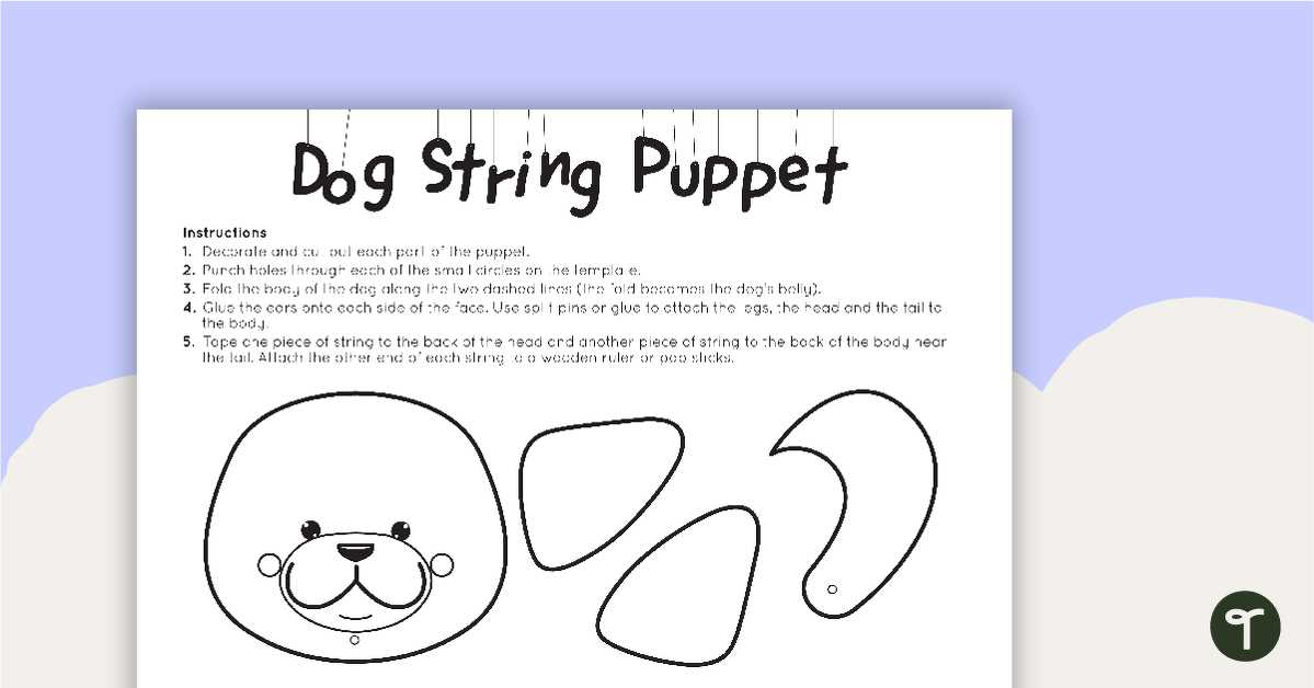 printable puppet template printable puppet template