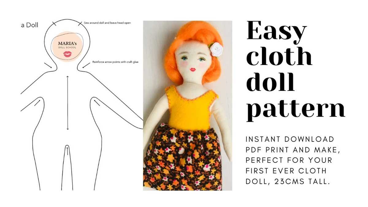 printable rag doll pattern free printable rag doll pattern free