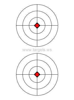 printable range targets printable range targets