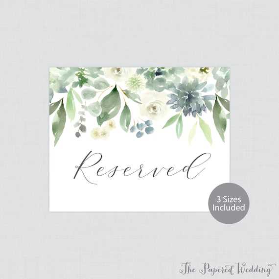 printable reserved signs printable reserved signs