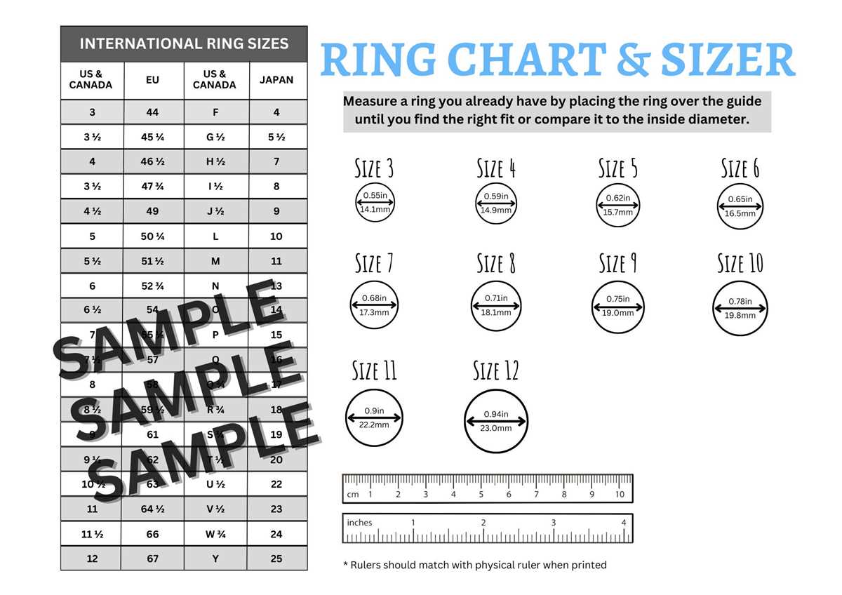 printable ring sizer for men printable ring sizer for men