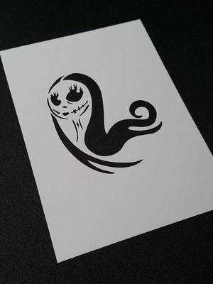 printable sally pumpkin stencil