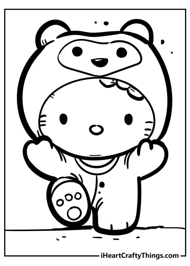 printable sanrio coloring pages