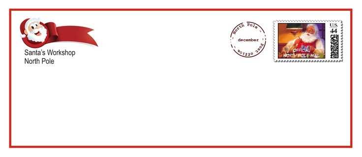 printable santa envelope printable santa envelope