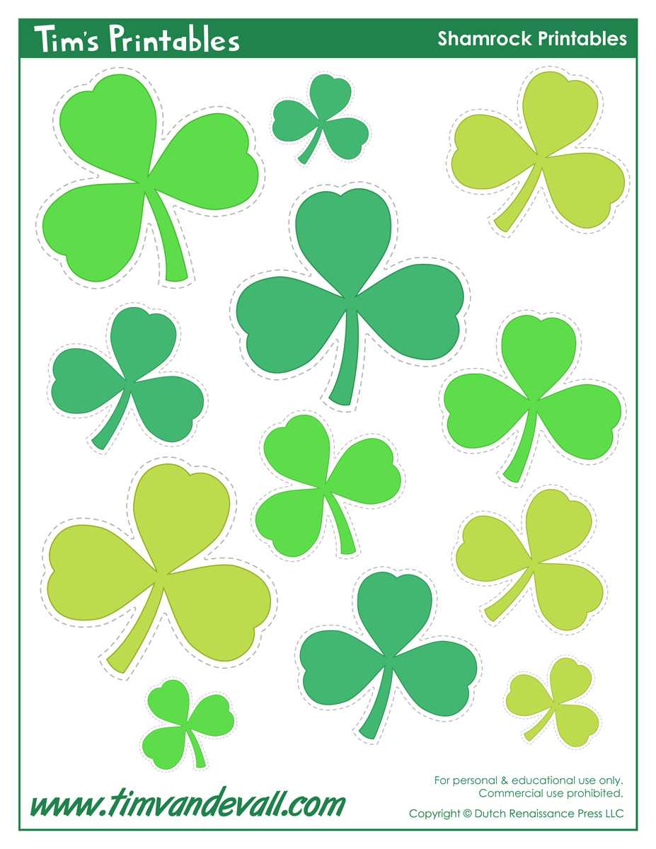 printable shamrock pictures printable shamrock pictures