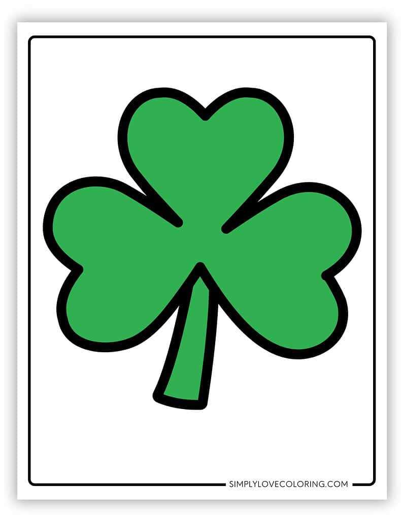 printable shamrock pictures printable shamrock pictures