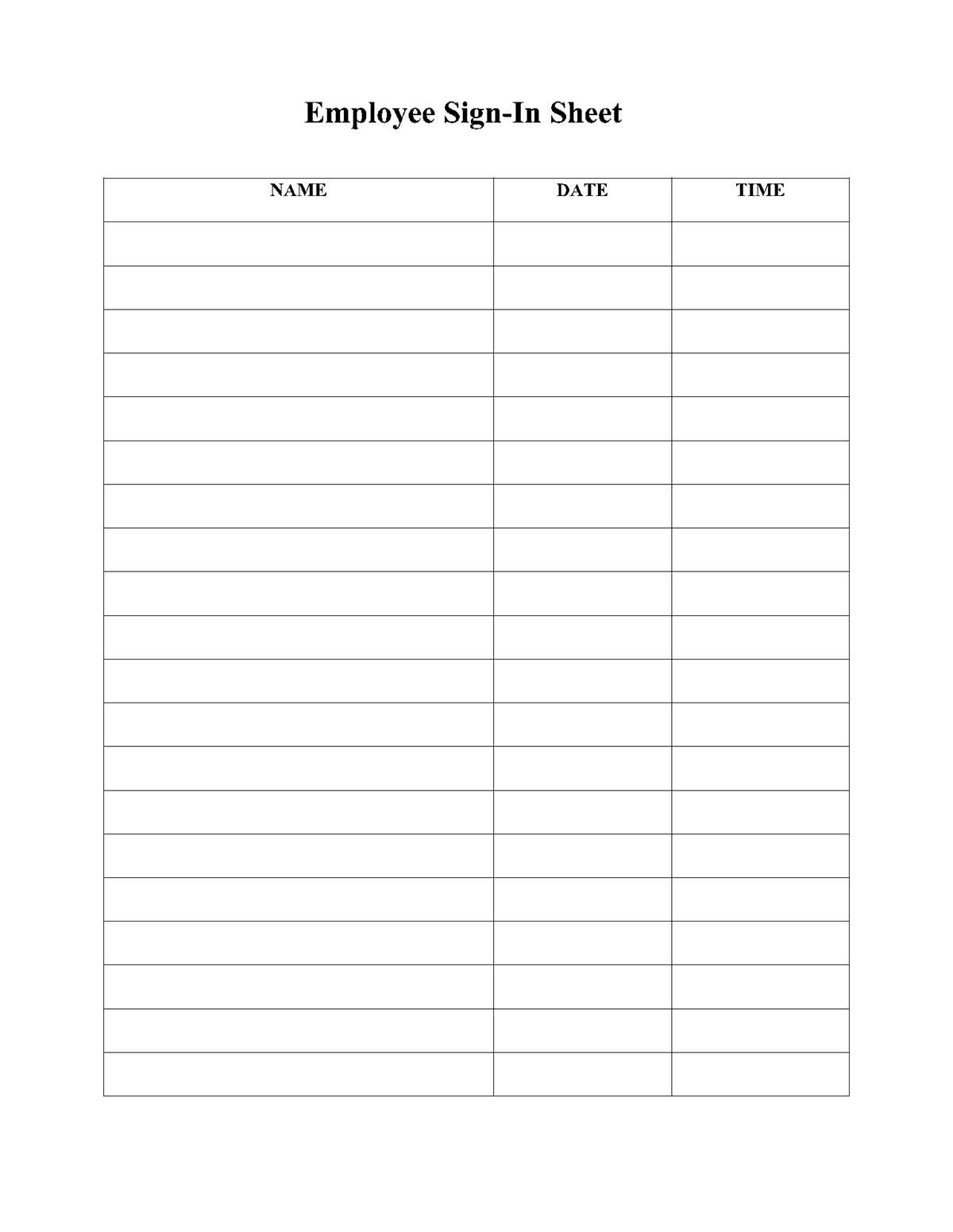 printable sign in sheet printable sign in sheet