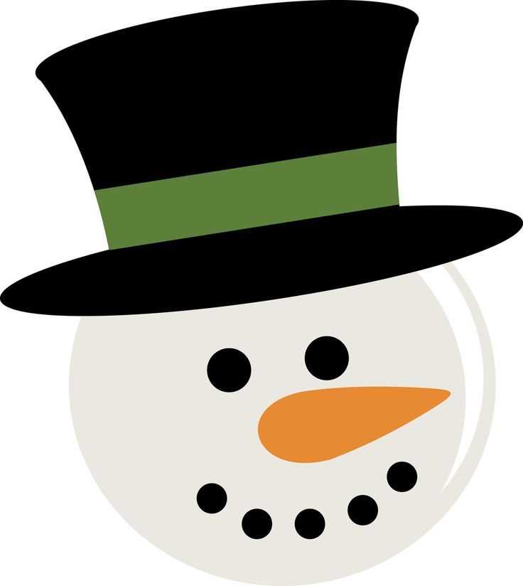 printable snowman head printable snowman head