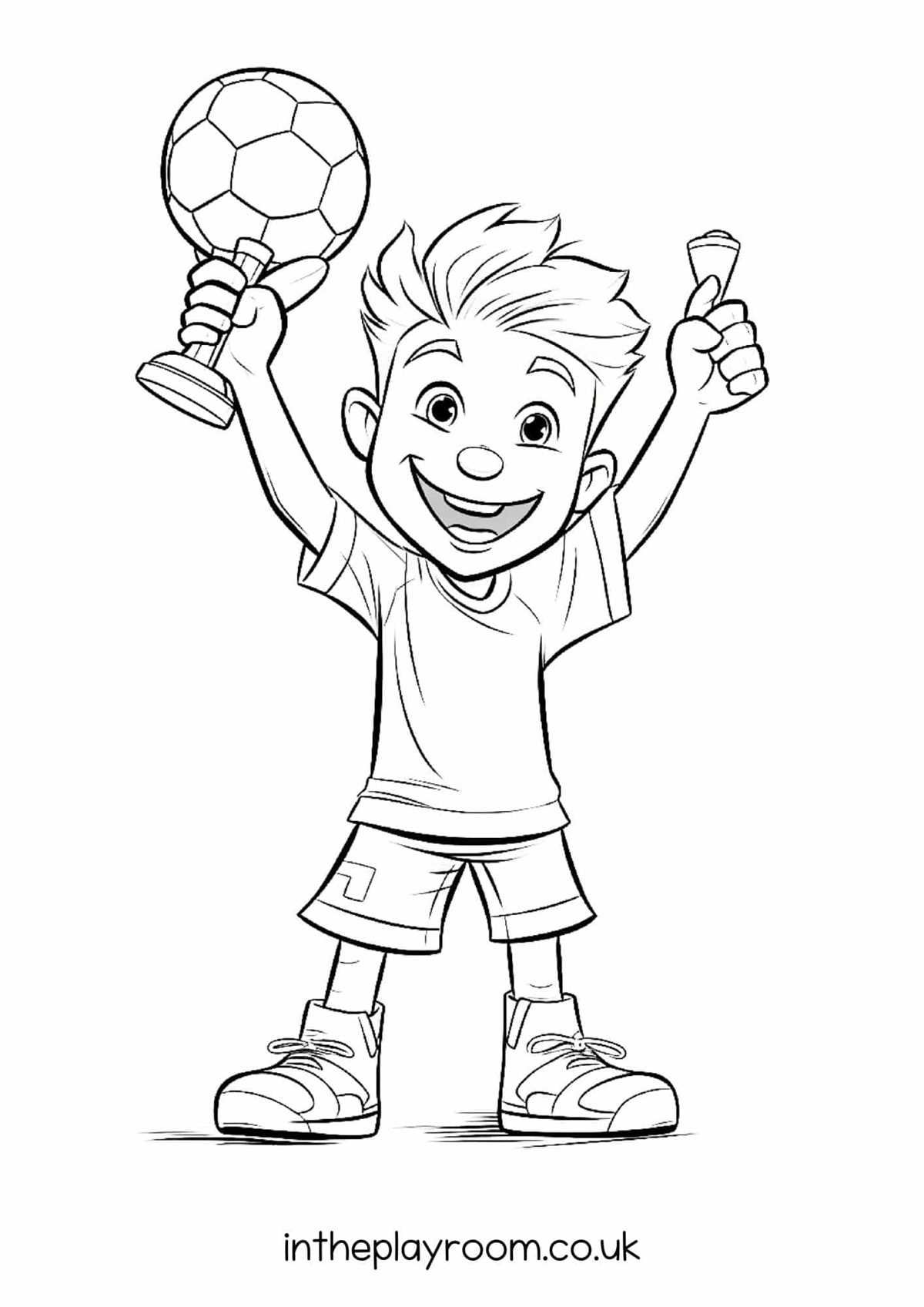 printable soccer pictures to color