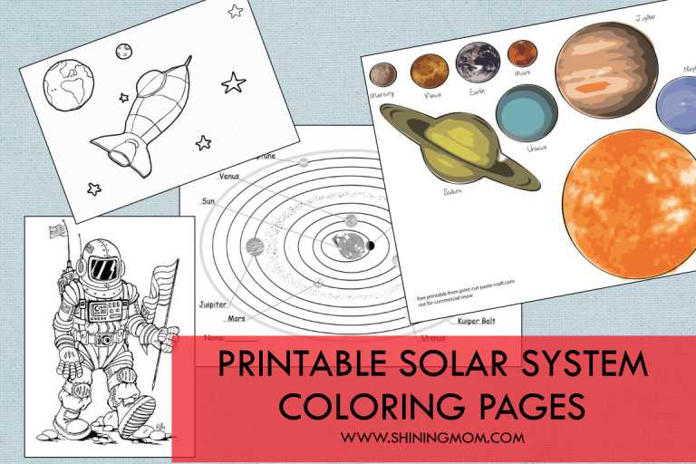 printable solar system colouring pages