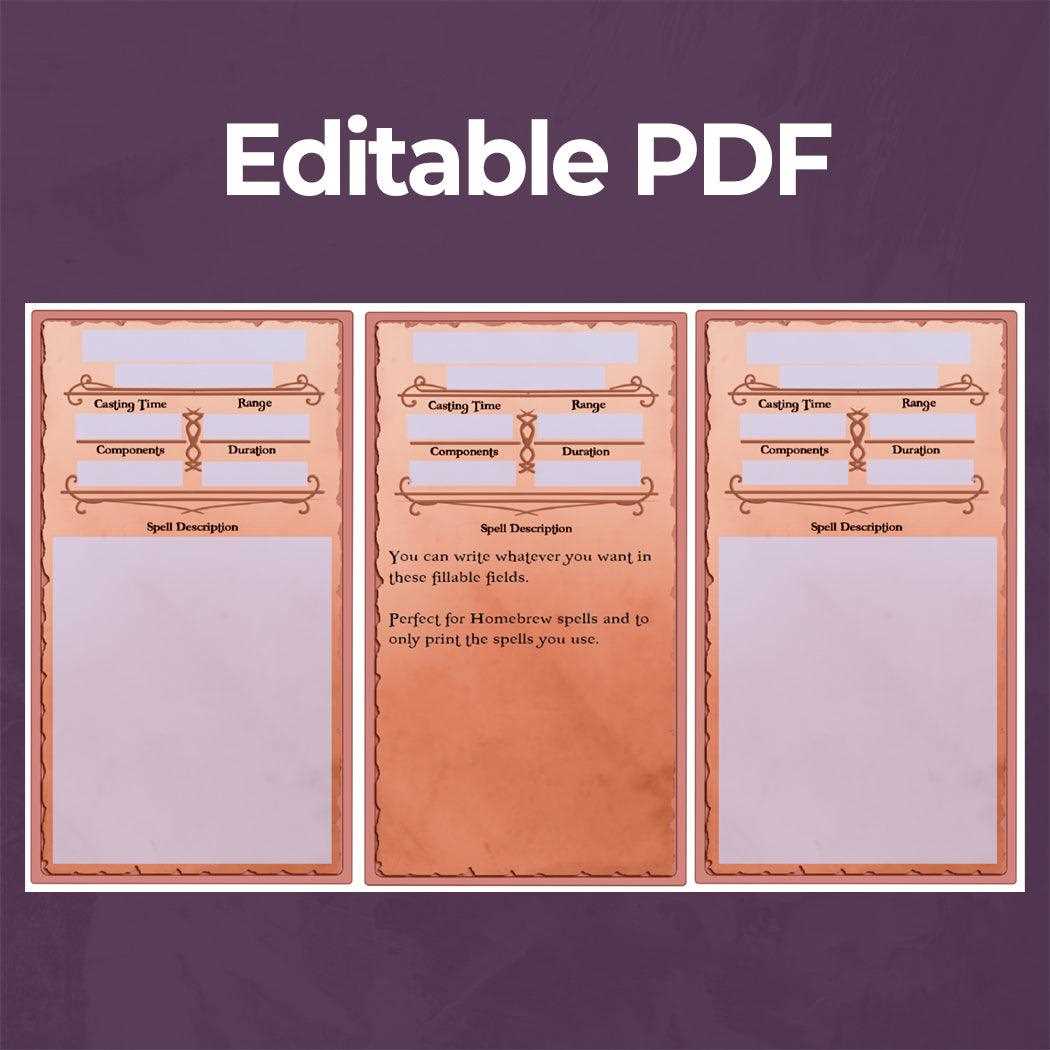 printable spell cards 5e printable spell cards 5e