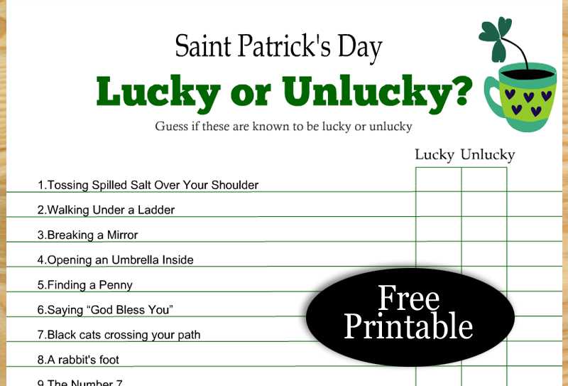 printable st patricks day games printable st patricks day games