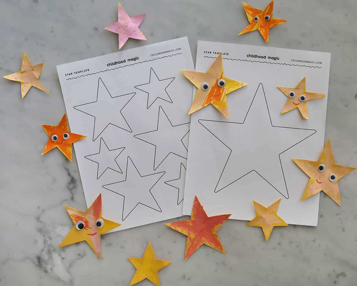 printable star templates