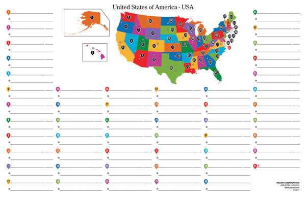 printable state capitals map printable state capitals map