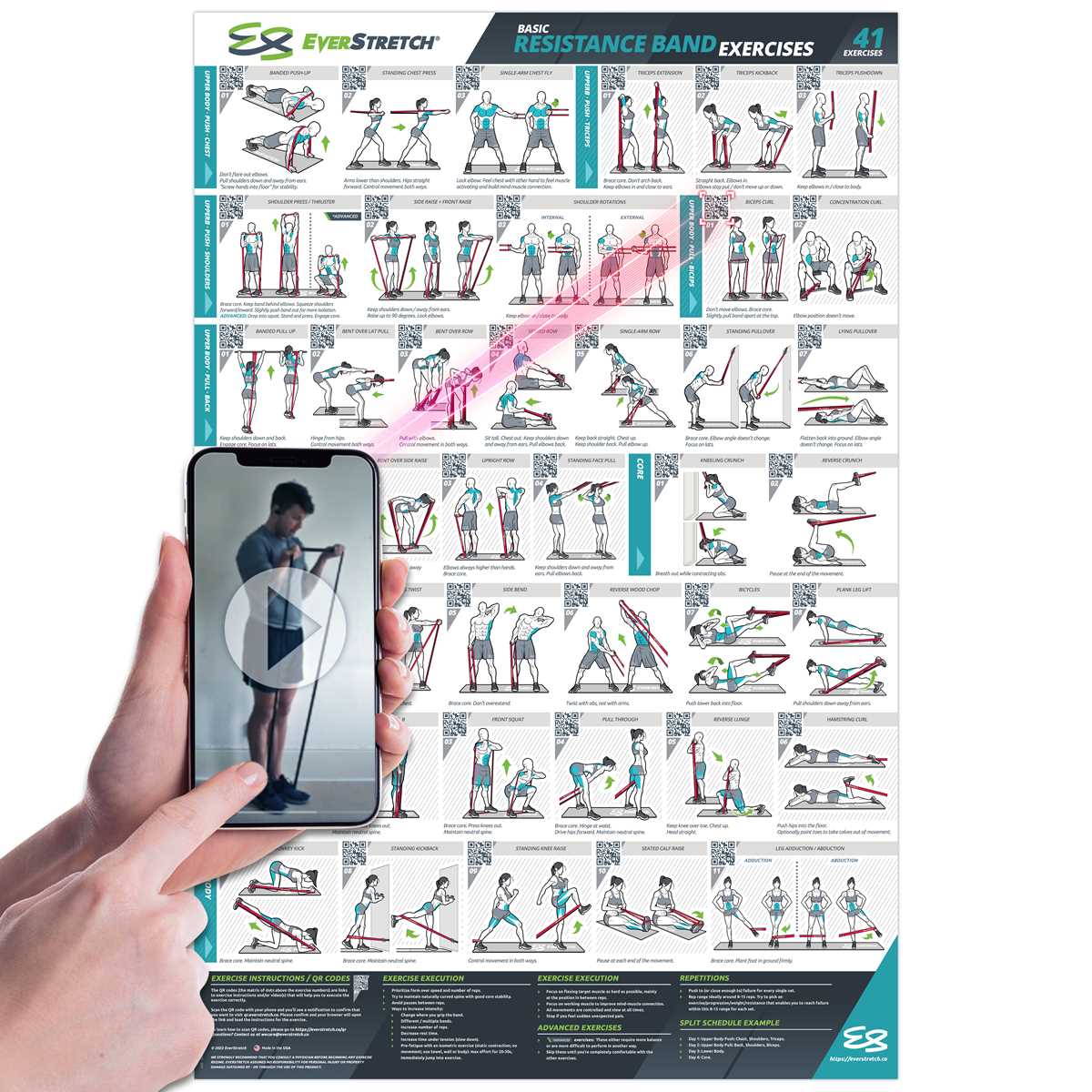 printable stretch band exercises