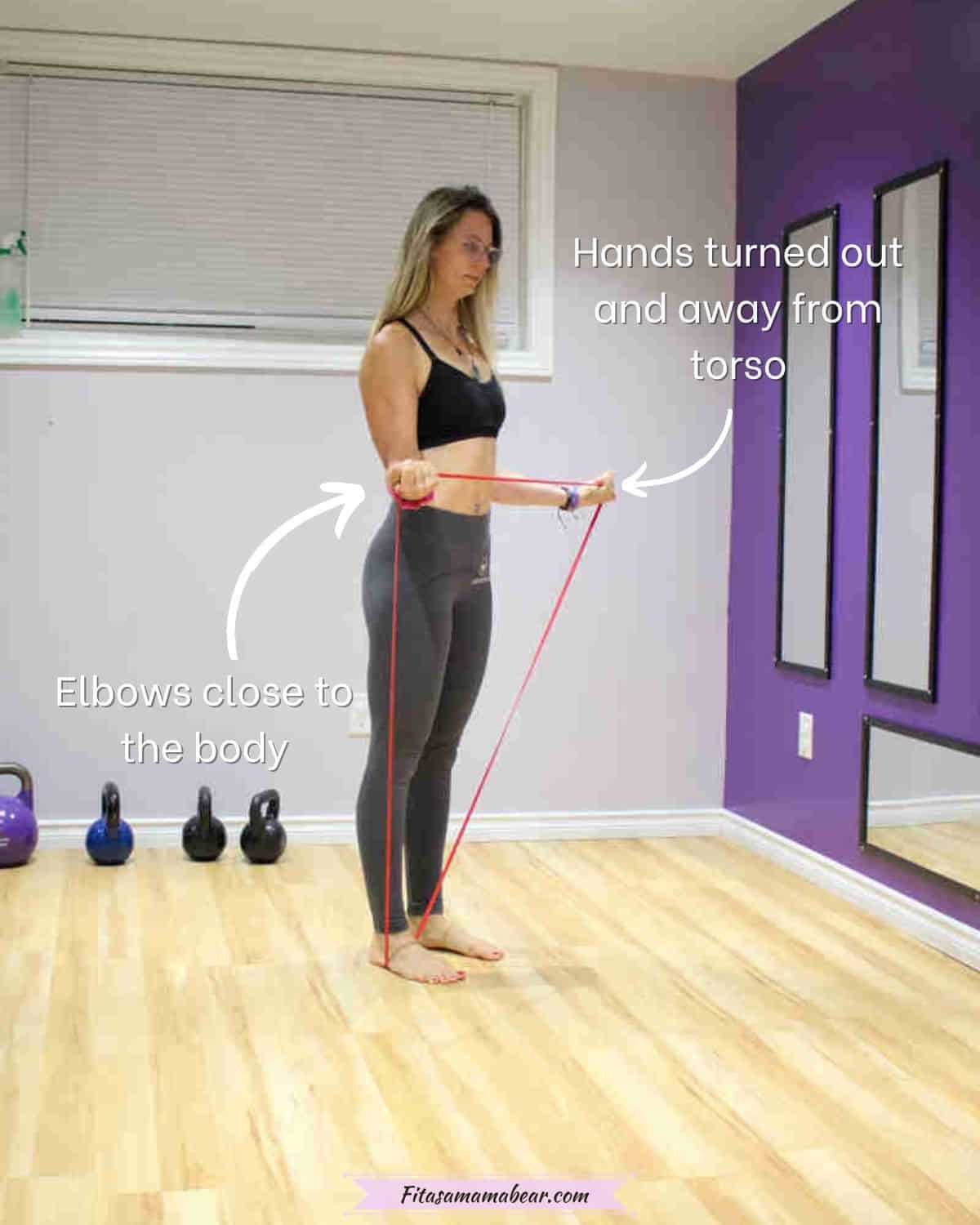printable stretch band exercises