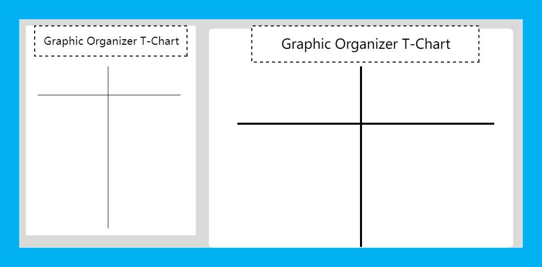printable t chart printable t chart